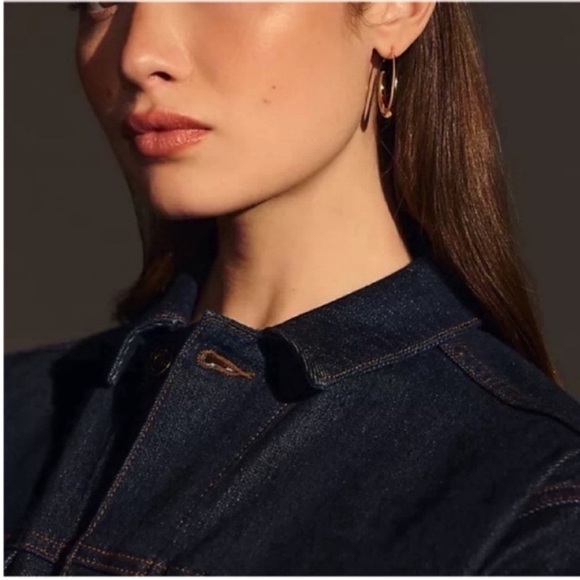 New! Anthropologie Goldie Tear Drop Earrings (3039) NWOT - Picture 3 of 4